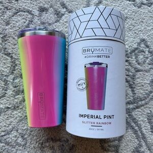 BrüMate Imperial Pint - Glitter Rainbow